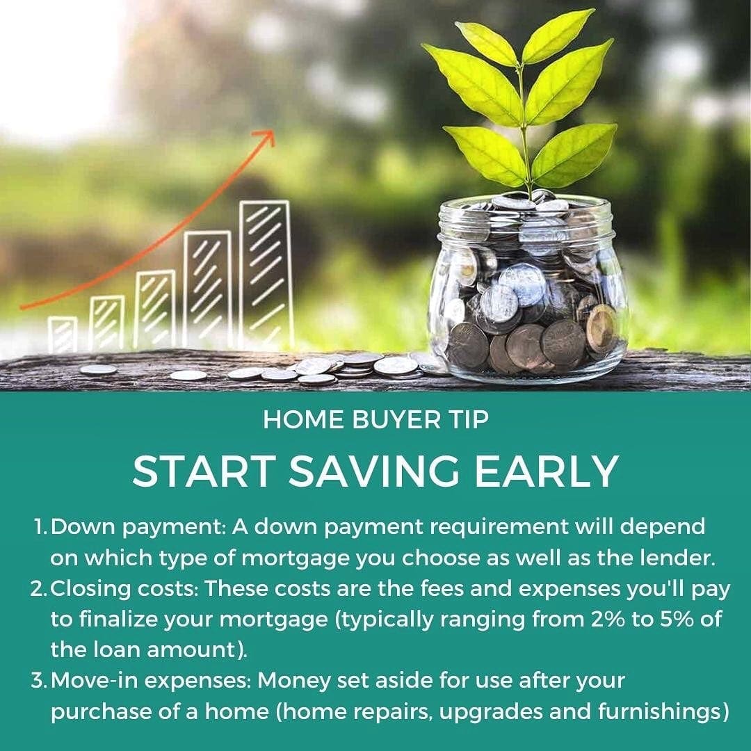 homebuyertipstartsavingearlytherearethreemaincoststoconsiderwhenfirstbuyingahome1 | JP Rentals  Sales alt taghome buyer tip start saving early there are three main costs to consider when first buying a home 1