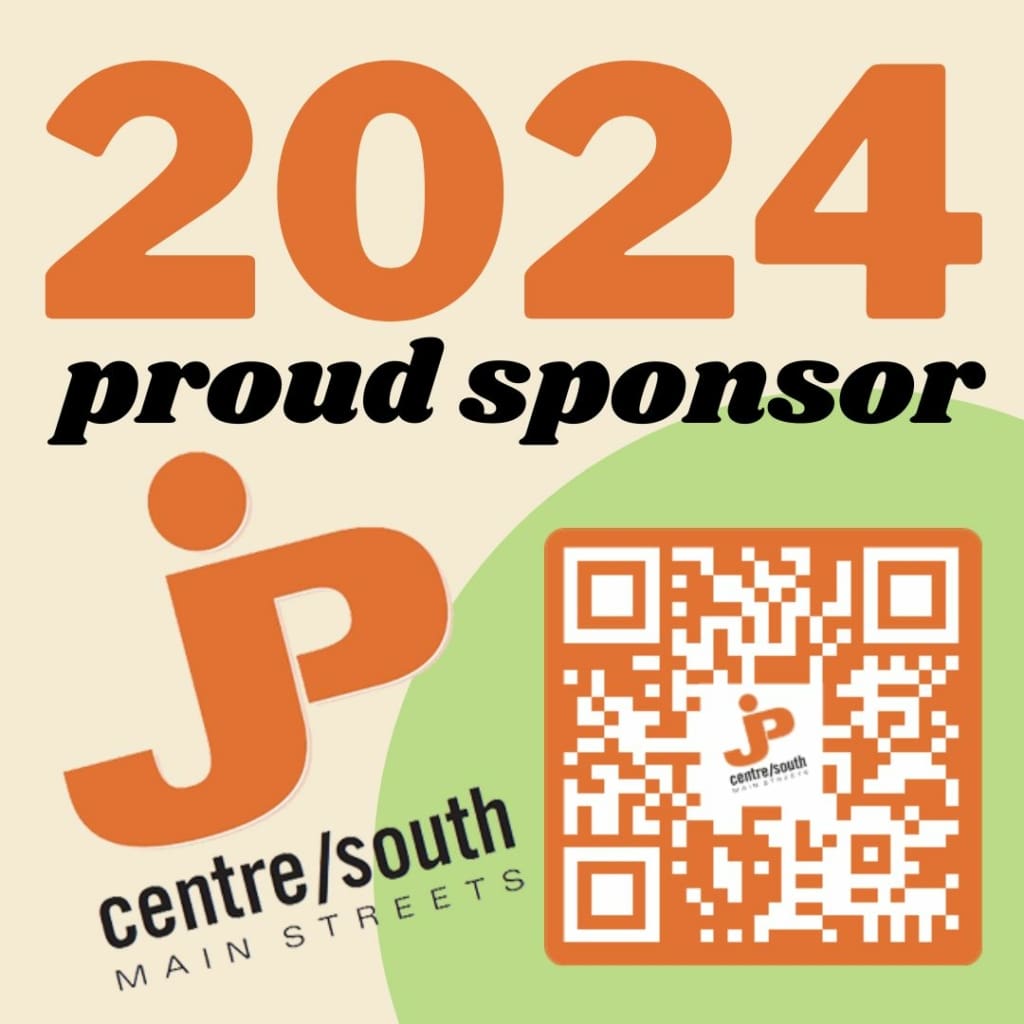 2024 Proud Sponsor JP Centre South Main Streets