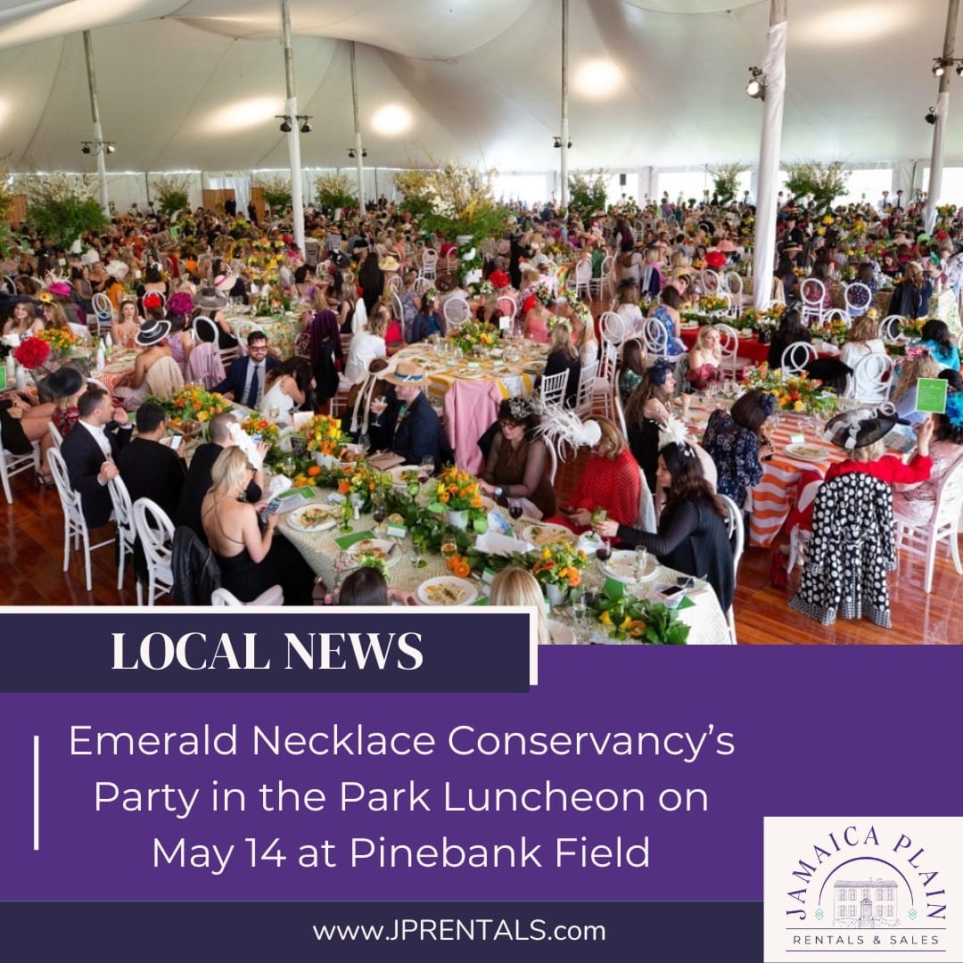 theemeraldnecklaceconservancywillhostitsannualpartyintheparkfundraiseronwednesdaymay | JP Rentals  Sales alt tagthe emerald necklace conservancy will host its annual party in the park fundraiser on wednesday may